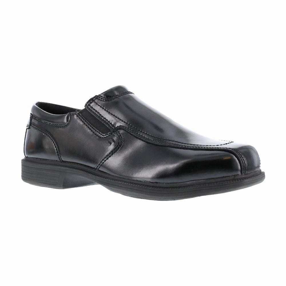 Florsheim Men's Work Shoe's Dress Slip-on Oxford Steel Toe Coronis Fs2005 In Black Work Site Comfort Construction Ready Gear