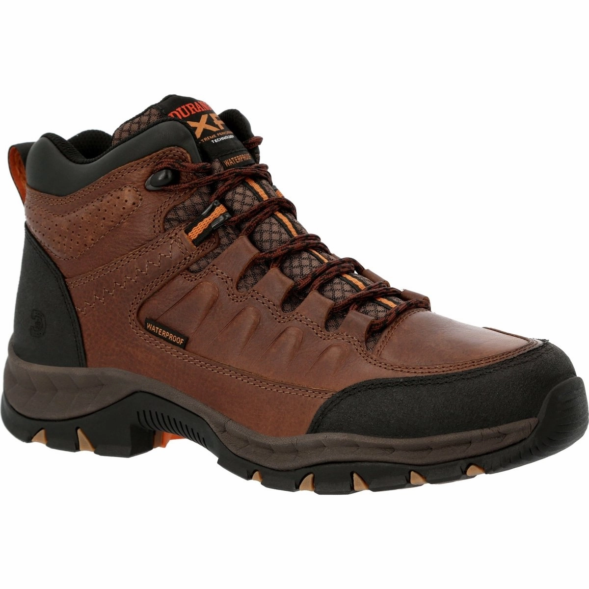 Weather-resistant Fit Durango Renegade Xp 5" Dark Earth Waterproof Hiker Men's Boots Ddb0364 In Matte Black Pirarucu