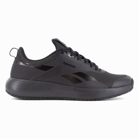 Reebok Work Lite Plus 4 Work RB510 Women's Athletic Work Shoe in Black Supportive Fit Traction Control Gear