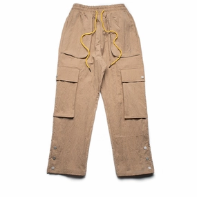 Diet Starts Monday Nylon Cargo Pant - Beige AntiStaticMaterial