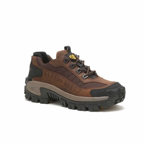 Caterpillar Invader Steel Toe Men's Work Shoe (p91338) In Dark Brown anti stress