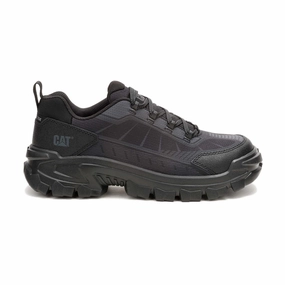 Safe Step Caterpillar Men's Invader Sport Lo Mesh Composite Toe Work Shoe (P91766) In Black