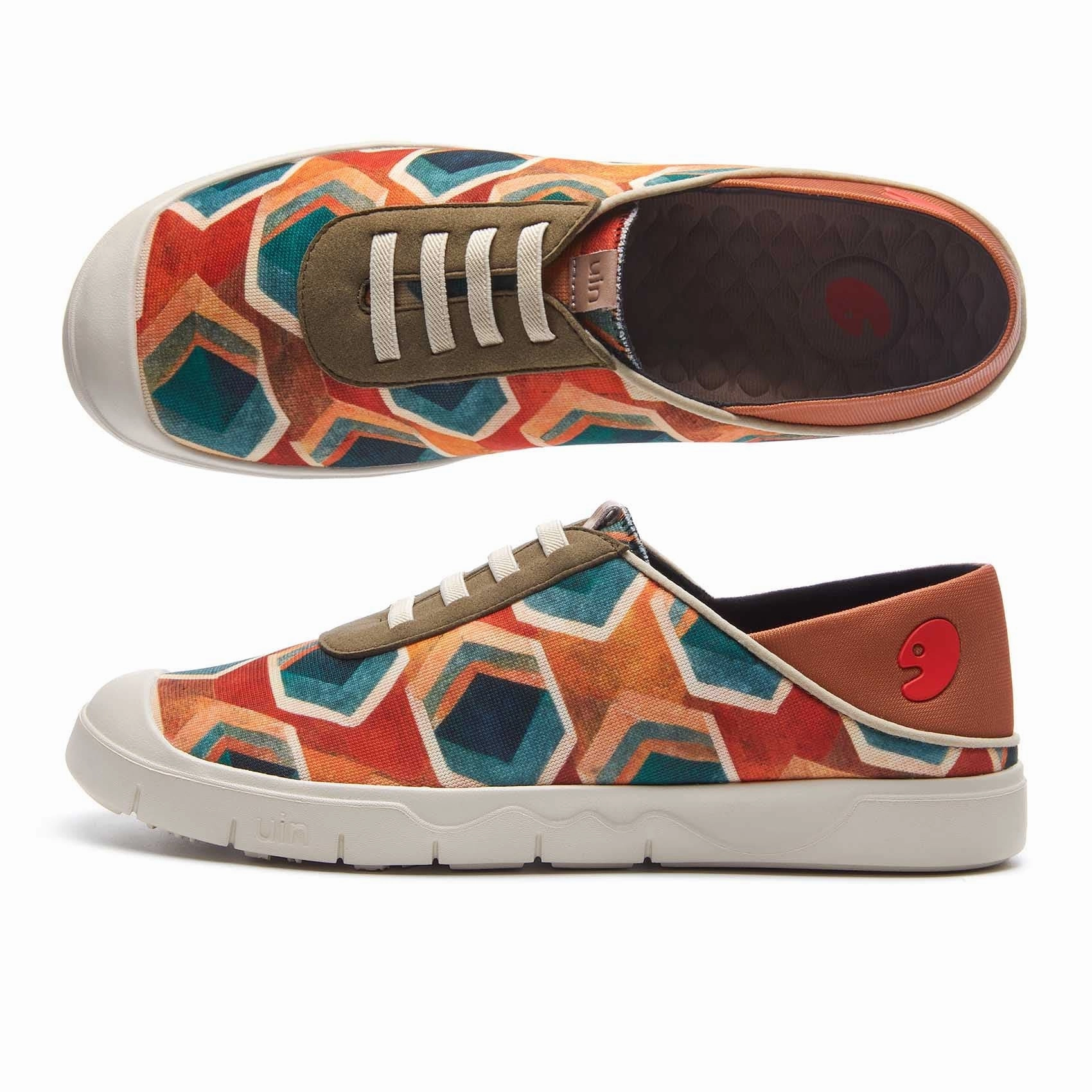 Vintage Tapestry Cadiz VII Men Toe Guard Protection Bold Color Scheme