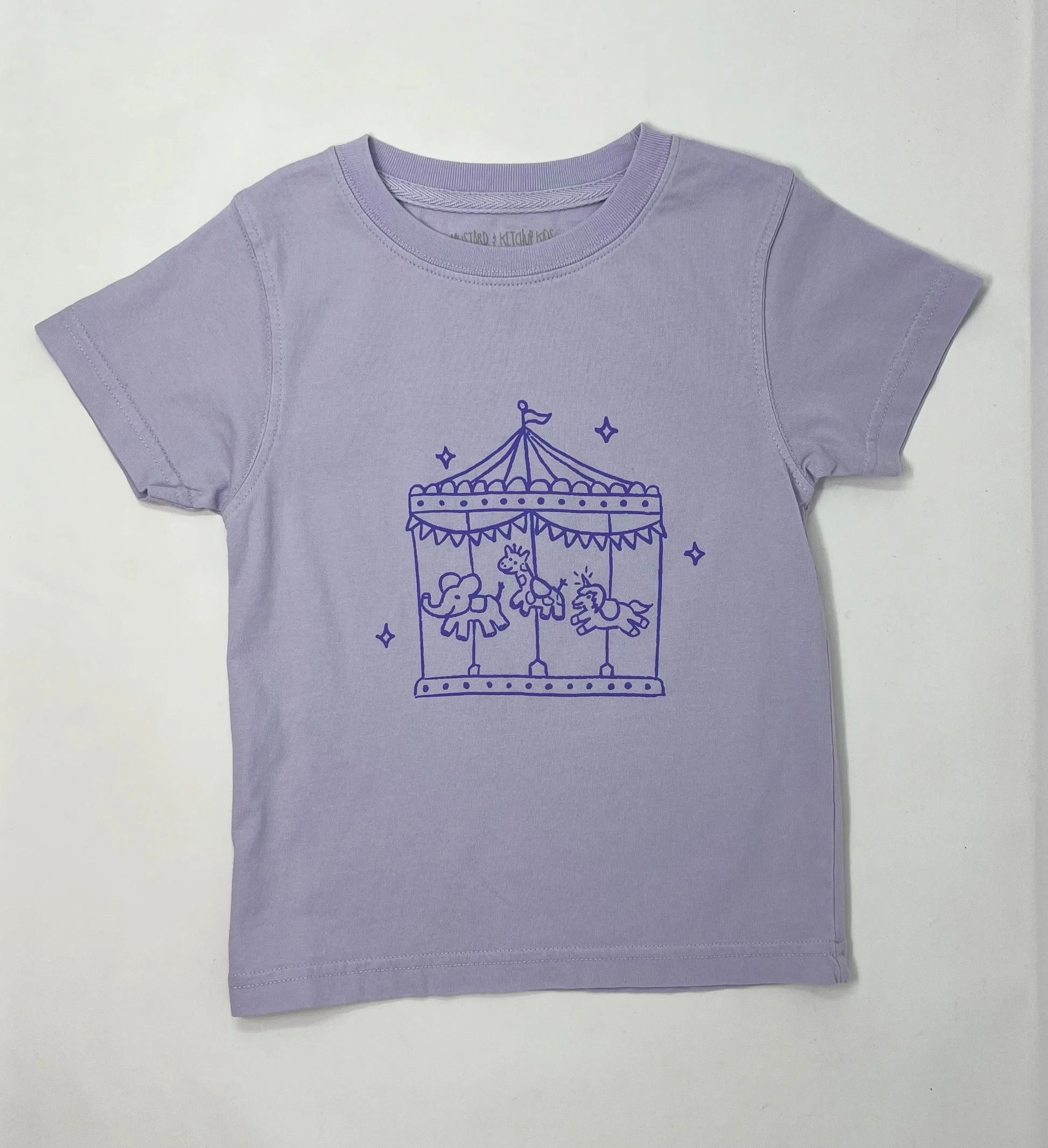 Winter Fashion S/S Light Purple Carousel T-Shirt