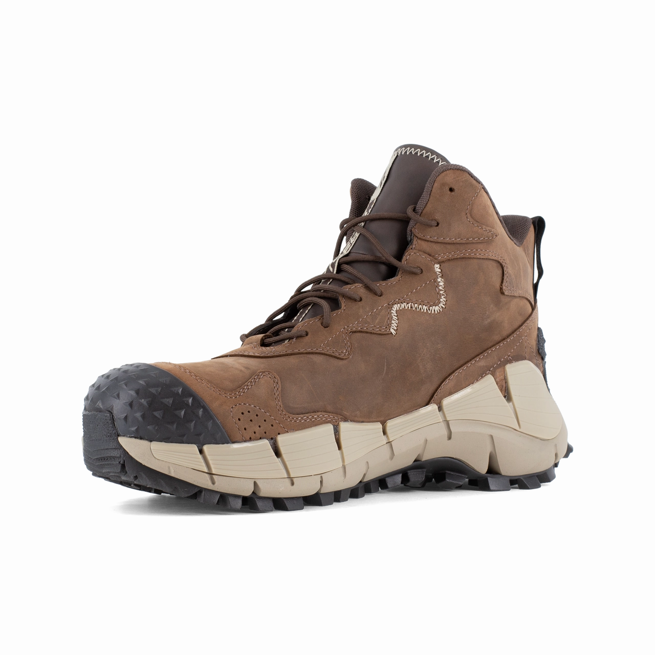 Weatherproof Performance Performance Boots Reebok Work Zig Kinetica Edge II Work RB3025 Men's Trail-Inspired Waterproof Work Hiker in Brown