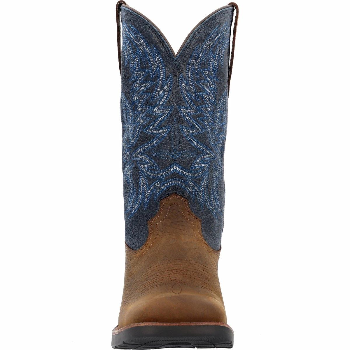 Long Lasting Footwear Shock absorption system Rocky Bronco Men's 12?? Waterproof Western Boots Rkw0453 In Blue