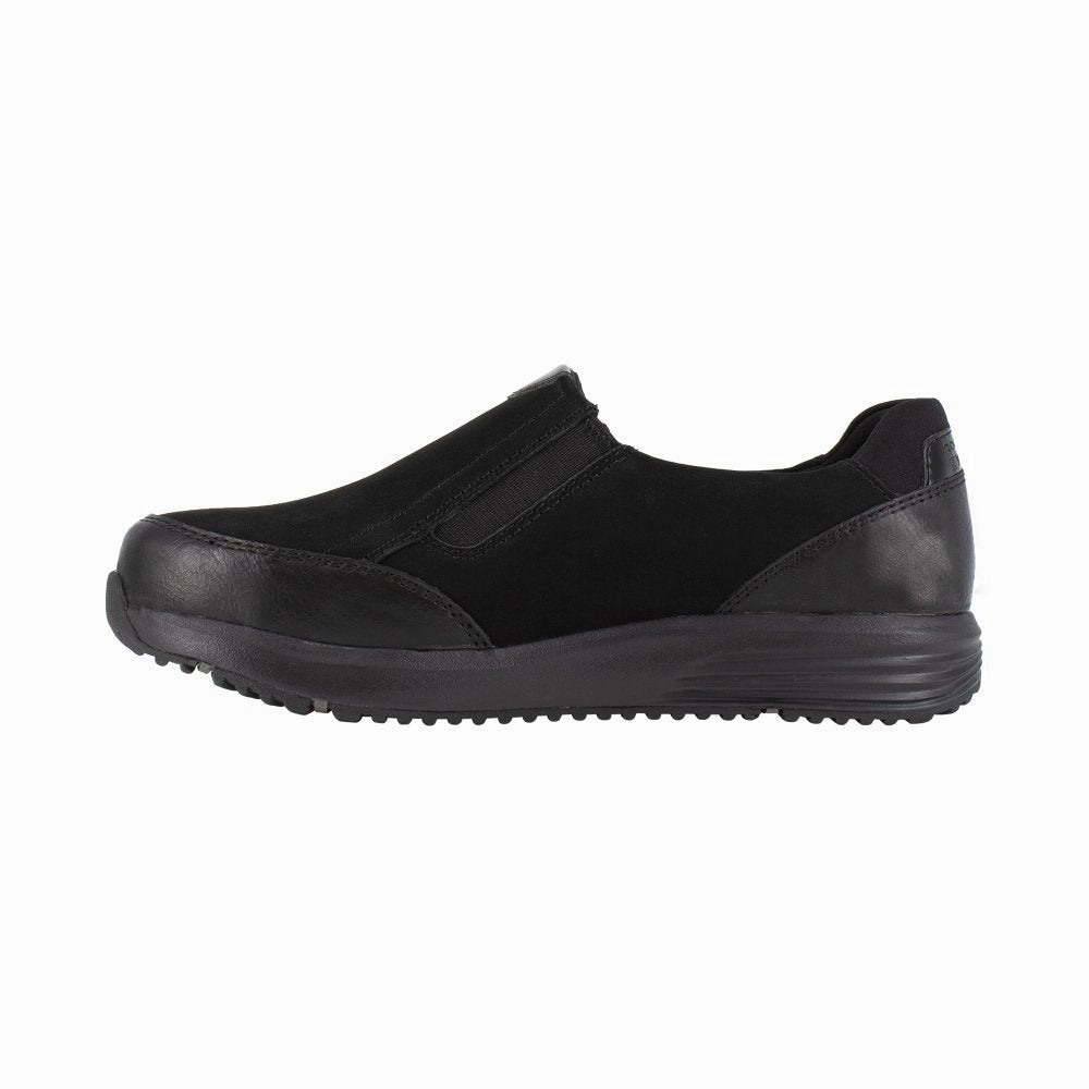 Robust design All Purpose Footwear Rockport Work Women's Trustride Steel Toe Slip-on Shoe's Rk500 In Black