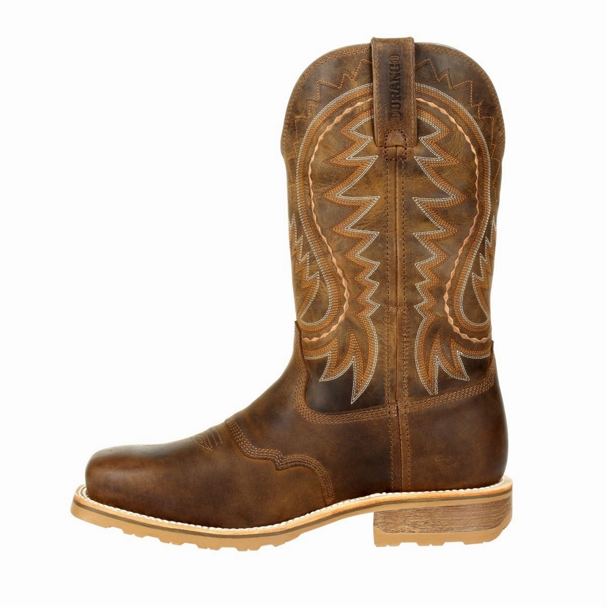 Durango Maverick Pro Men's Steel Toe Waterproof Western Work Boots Ddb0297 In Rugged Tan Superior Grip Footwear