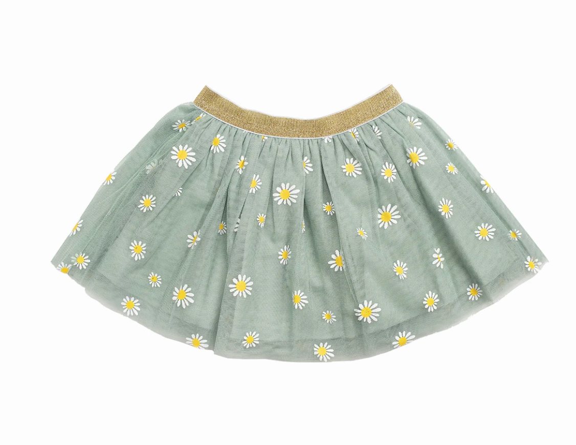 Sage Daisy Tutu NoSlip Hem