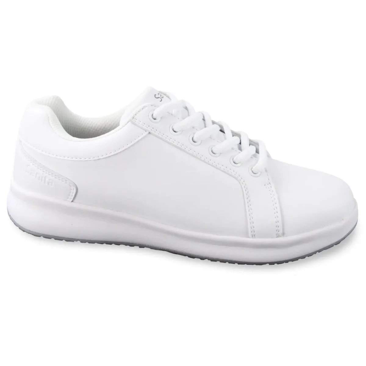 Sanita Kite Womens Safety And Work Sneakers In White-(204023-001) Easy Wear Smooth Dash