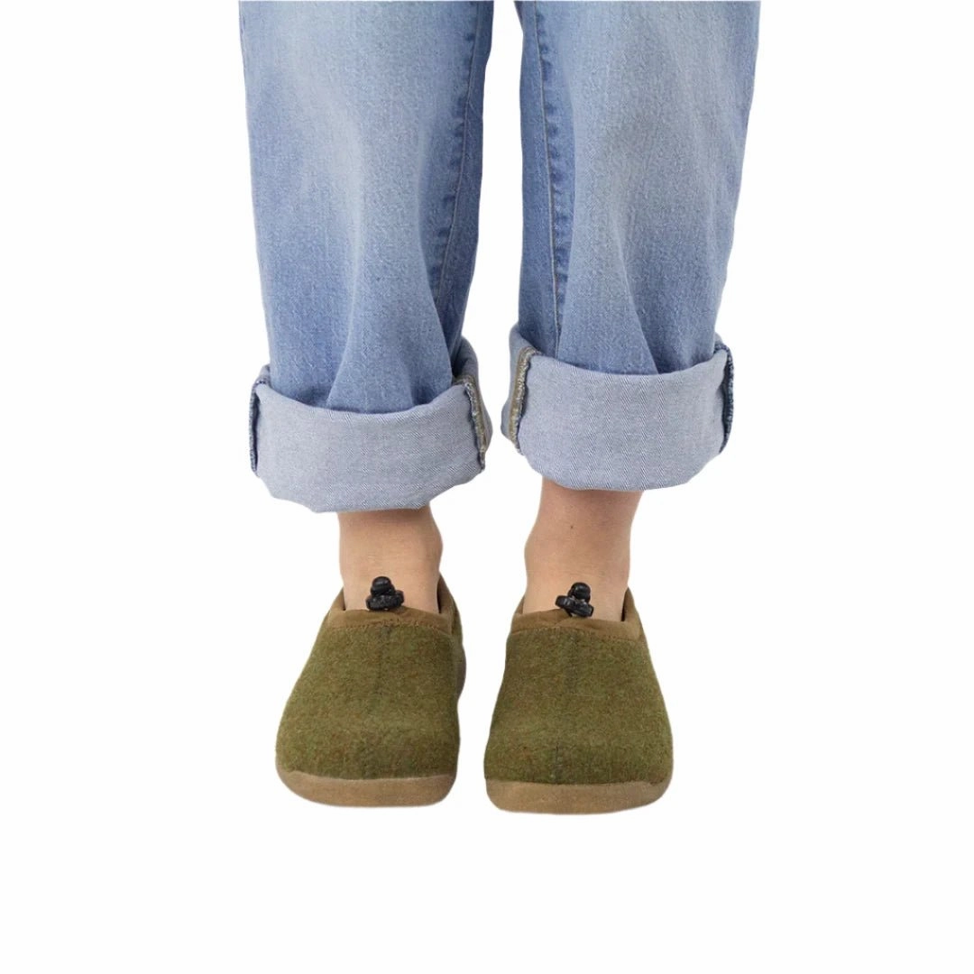 Comfy On The Move Sanita Samso Unisex Slippers In Green