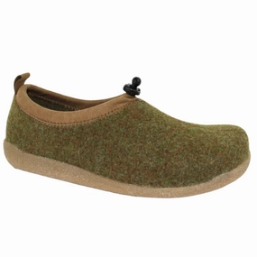 Comfort Steps Quick Shoes Sanita Samso Unisex Slippers In Green