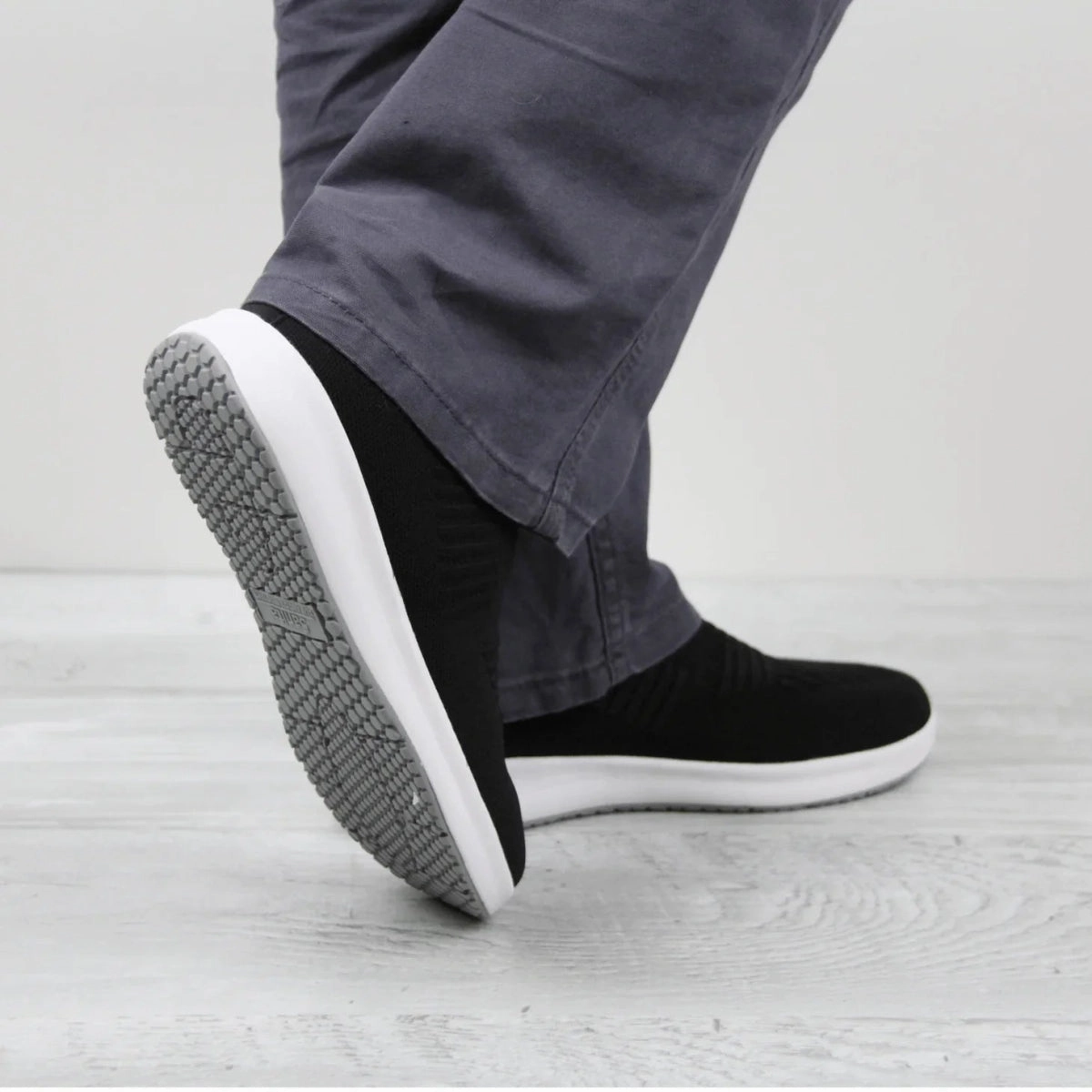 Contrasting Colors Upgraded piece Sanita Trident Work Sneaker Unisex In Black