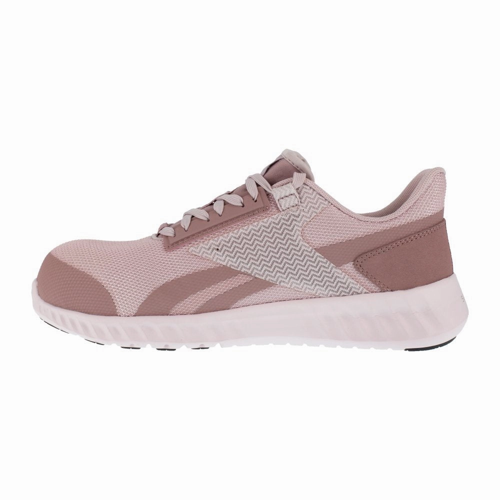 Reebok Sublite Legend Athletic Work Shoe Women's Composite Toe Rb212 In Rose Gold Safe Step