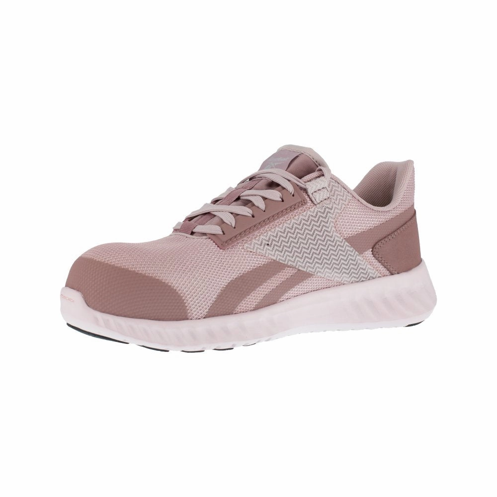 Reebok Sublite Legend Athletic Work Shoe Women's Composite Toe Rb212 In Rose Gold Extreme Comfort Anti Slip
