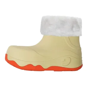 Practical Build Wheat Navarra Boots with Napped Linings Women