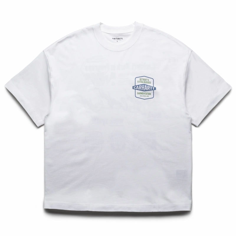 Carhartt WIP Networks Tee - White Winter Protection AntiPilling Fabric