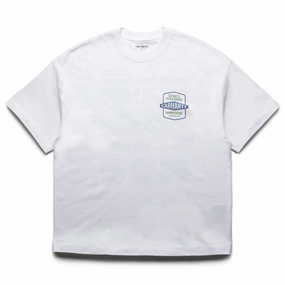 Comfortable Outfit Carhartt WIP Networks Tee - White