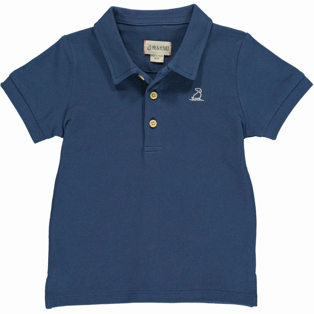 Starboard Navy Polo Utility Mode