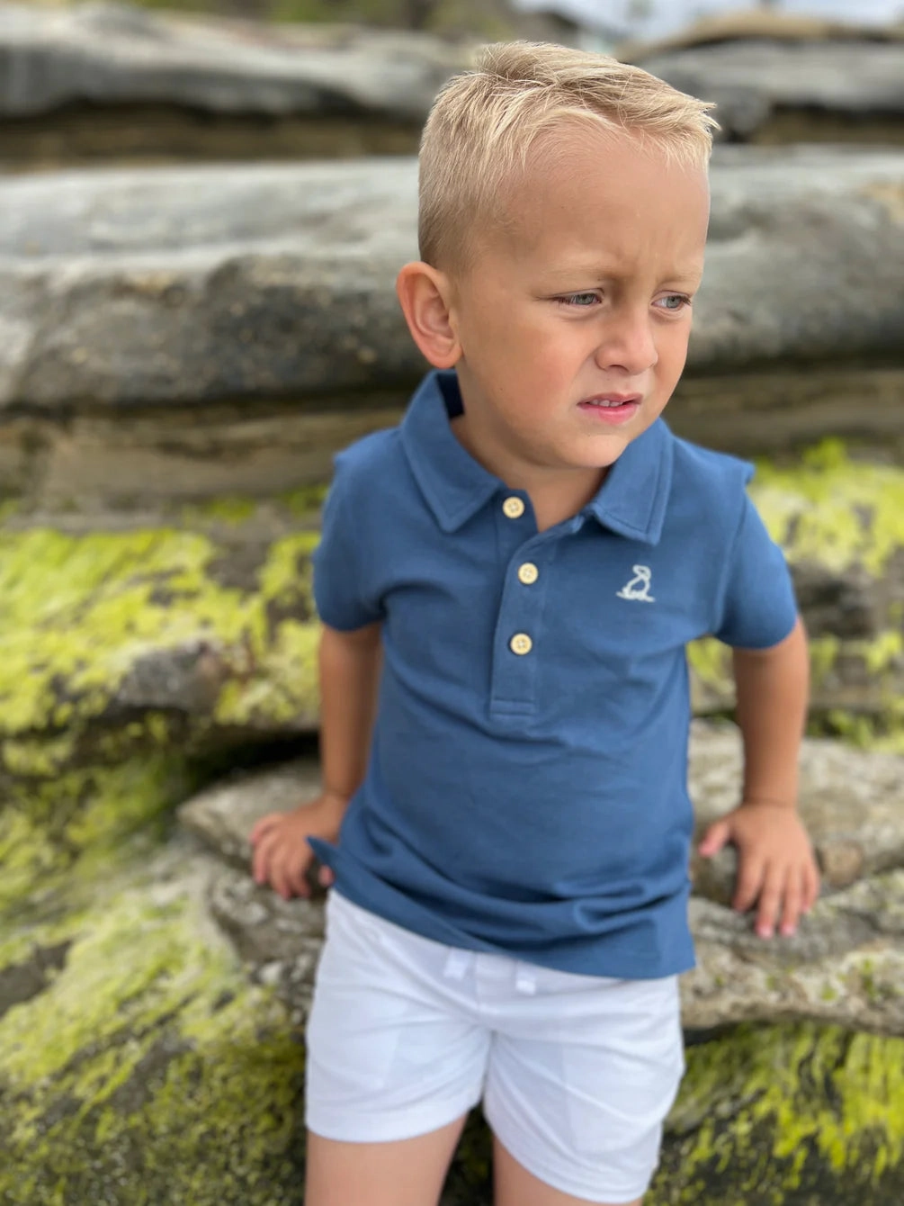 Starboard Navy Polo AdjustableWaistband Fashion Footwear