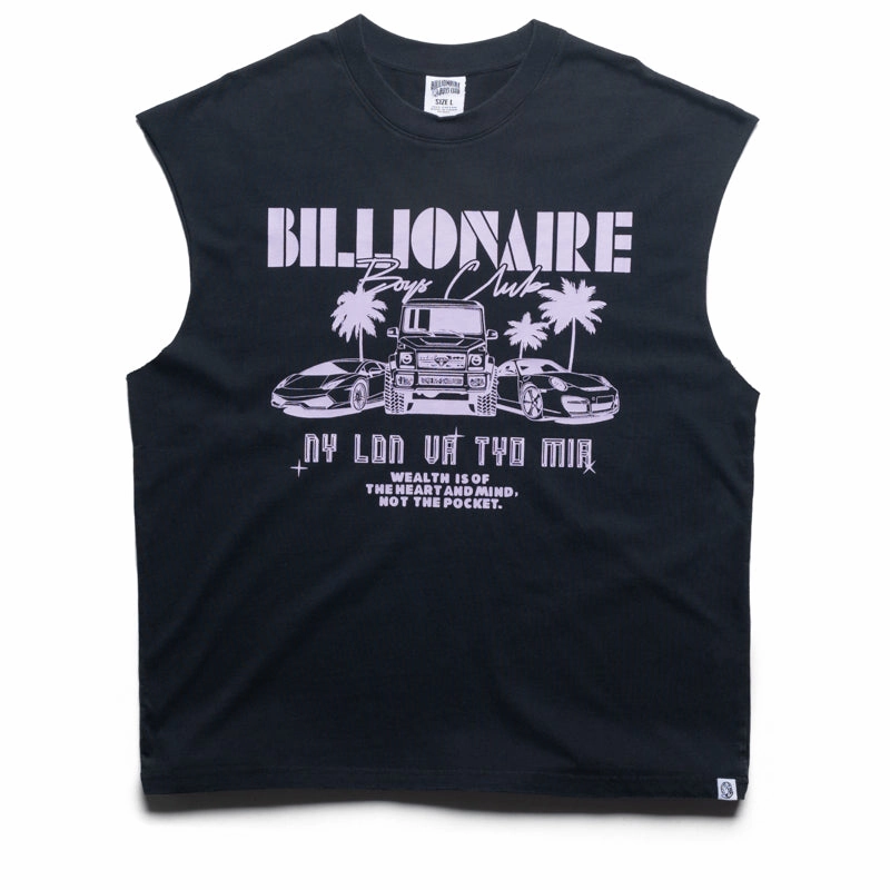 QuickDryTech Lightweight clothing Billionaire Boys Club Ride Sleeveless Knit Tee - Black