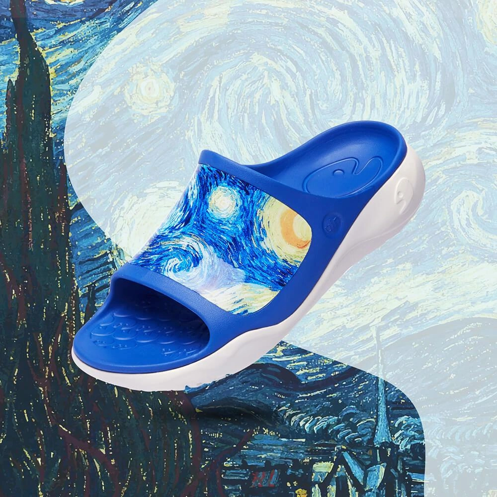 Flex Groove Engineering Arch Ease Starry Night II Ibiza Slides