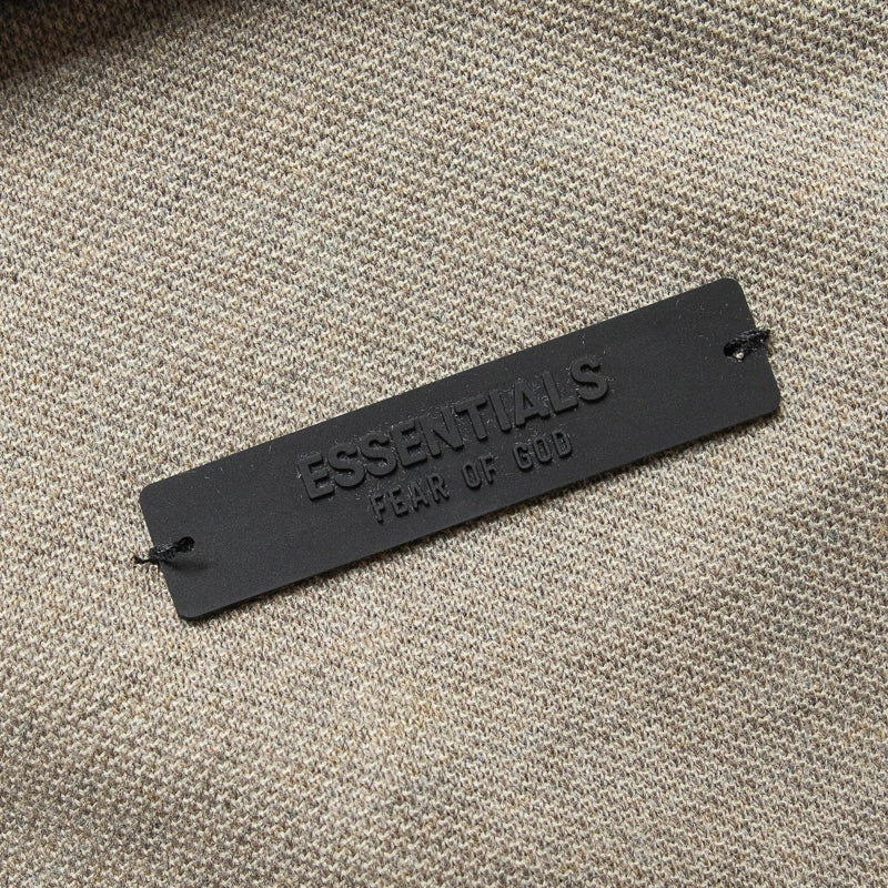 NonIrritating Seams Weatherproof Outerwear Fear Of God Essentials Pique Polo - Heather Gray