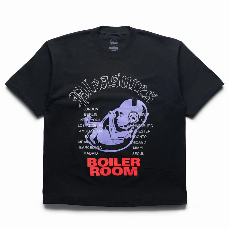 Workwear Essentials Pleasures Headphone Tee - Black