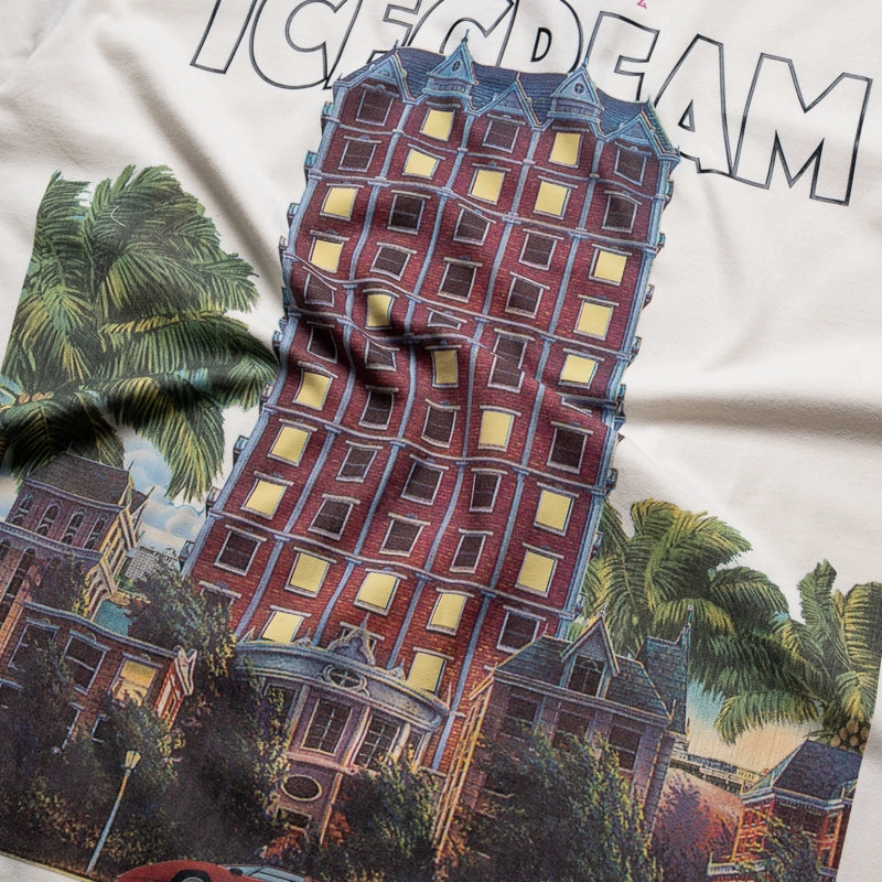 Comfortable Tunic Low Care Ice Cream Estate Knit Tee - Whisper White