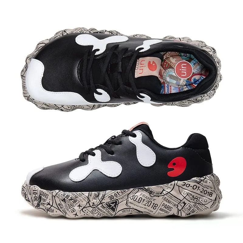 Straight Black Figueras I Women Clean Fit Soft Motion