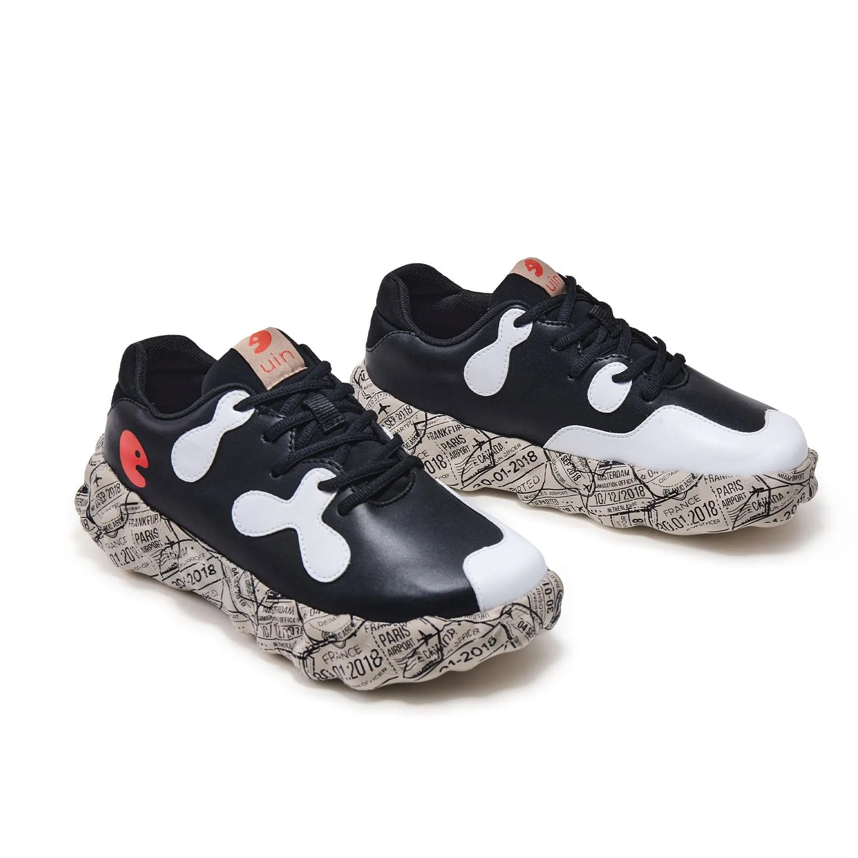 Neutral Cushioning Profile Durable Ripstop Upper Straight Black Figueras I Women