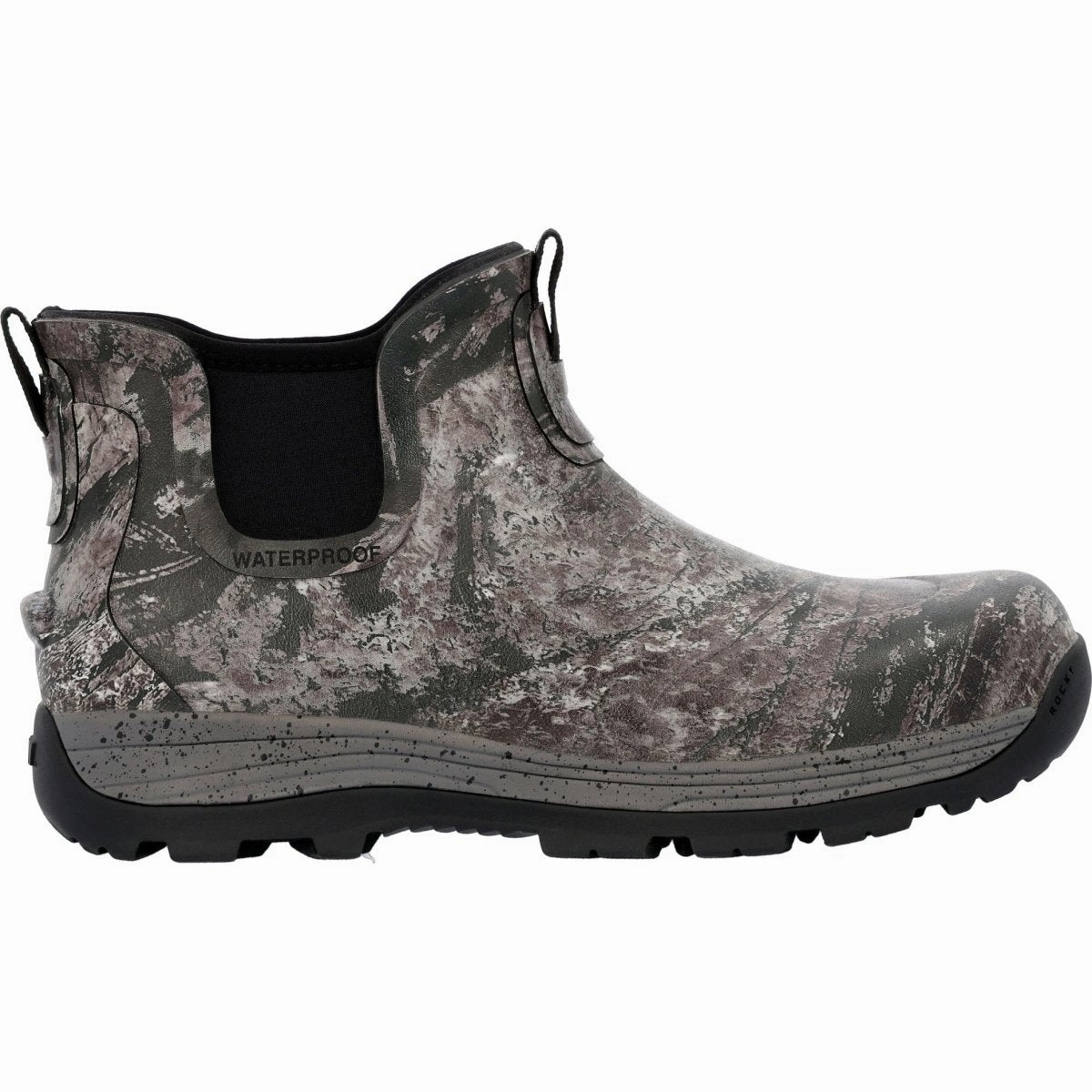 Rocky Stryker Men's Realtree Aspect? 5?? Waterproof Pull-On Boots Rks0618 In Black Freelancer Flexible Frame Weekend Camping