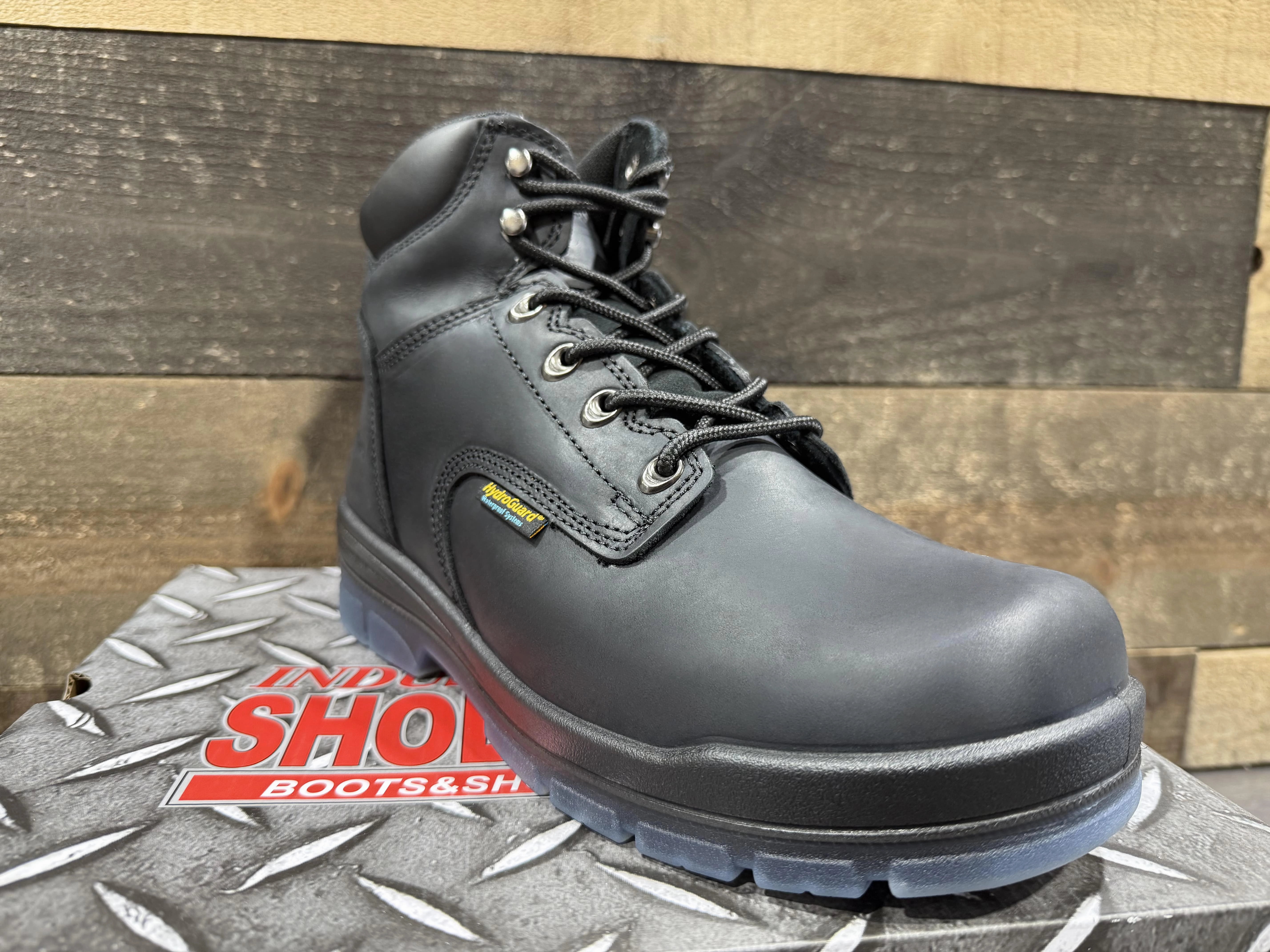 Taped Seam Reinforcement SHOEWORKS 6" W/P BLK BOOT