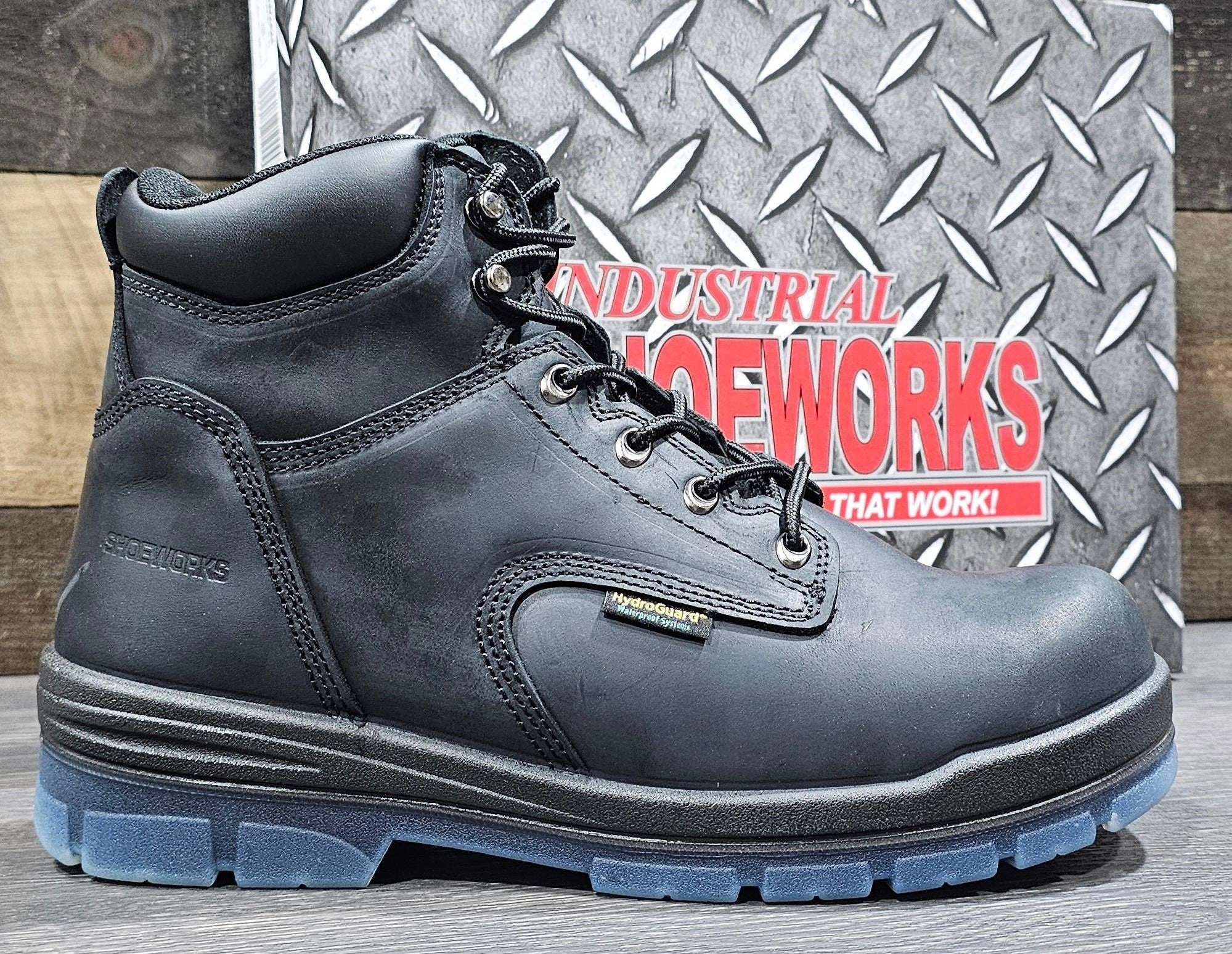 Dynamic Flex Grooves SHOEWORKS 6" W/P BLK BOOT