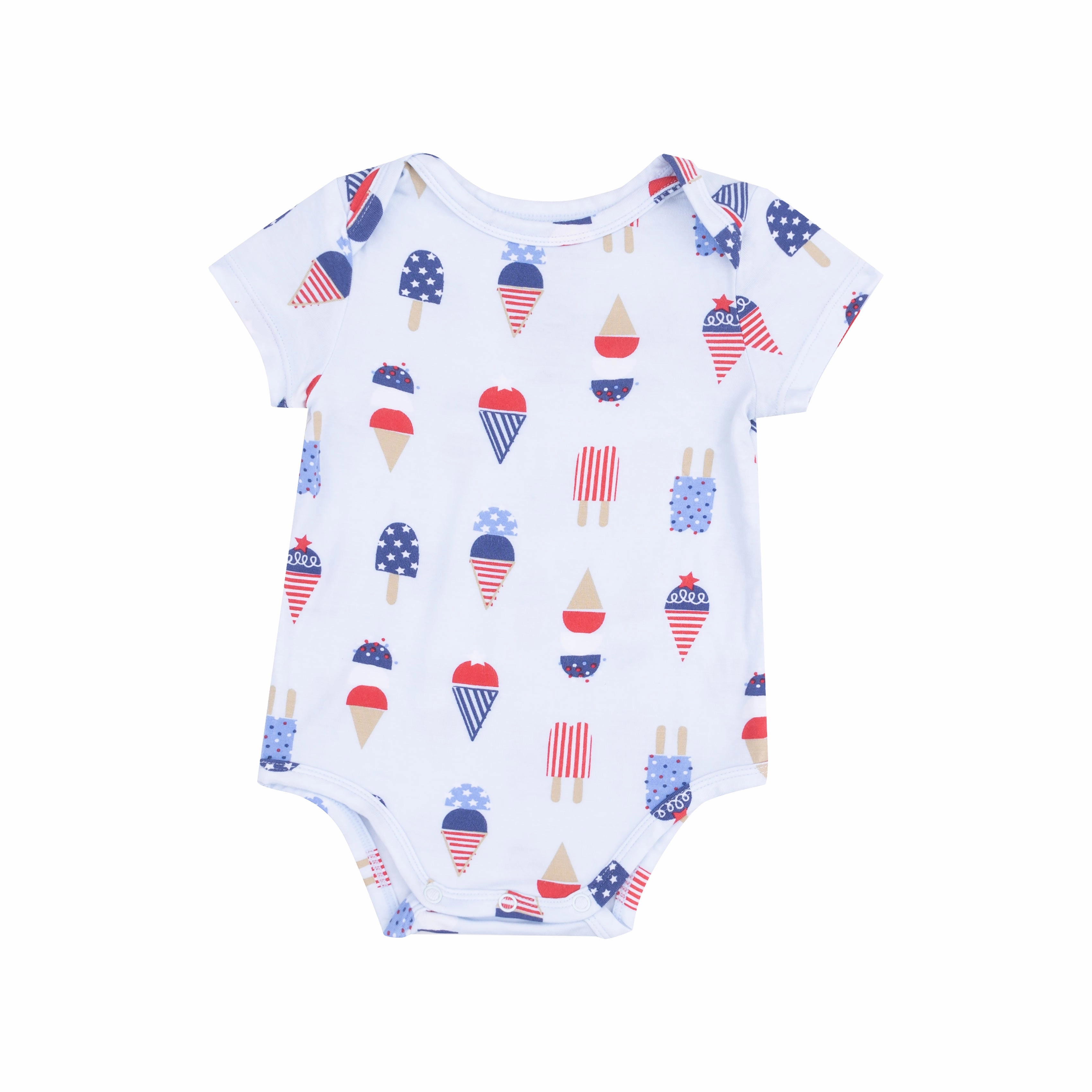Short Sleeve Bodysuit - Blue American Ice Cream SnagFree Surface Lift Mode