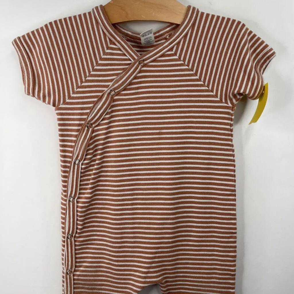 Headwear Yoga wear for children Sie 18-24m: Kate Quinn Brown/White Striped Romper