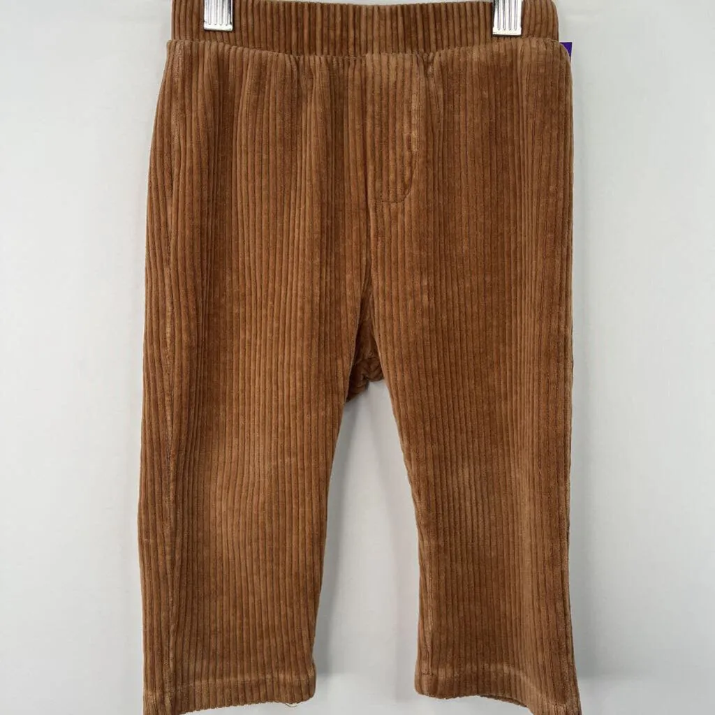 Size 2-3: Zara Brown Velour Pants Modern Urban