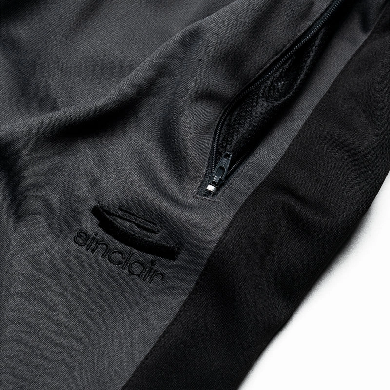 Sinclair 3D Logo Track Pant - Black/Grey FlexibleFit Mesh Glow