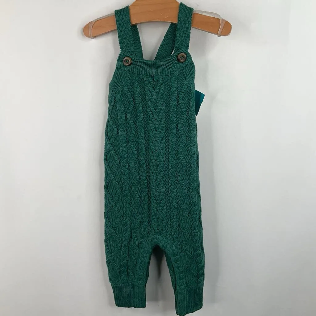 Fitted Little boy Size 0-3m (50): Hanna Andersson Green Knitted Tank Romper