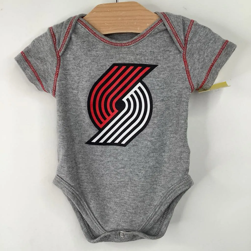 Polyester Size 0-3m: NBA Trailblazer Short Sleeve Onesie