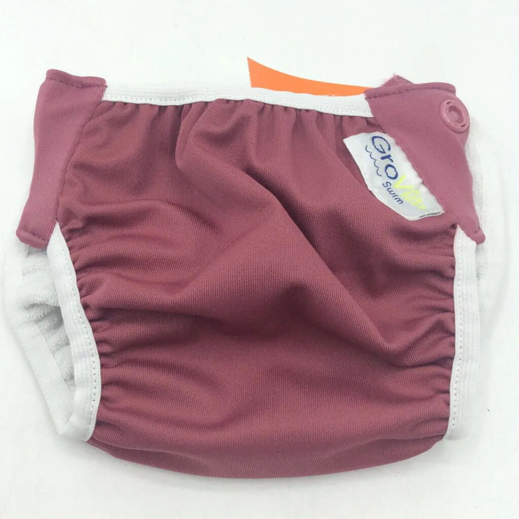 Size 1: GroVia Blush Pink Swim Diaper Denim weekend