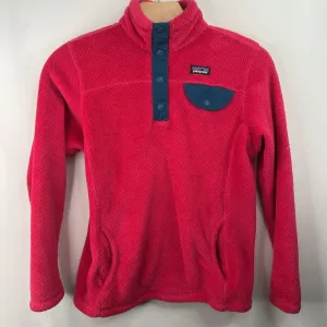 Windproof Cuffs Day To Night Size 12: Patagonia Pink Cozy Fleece Coat