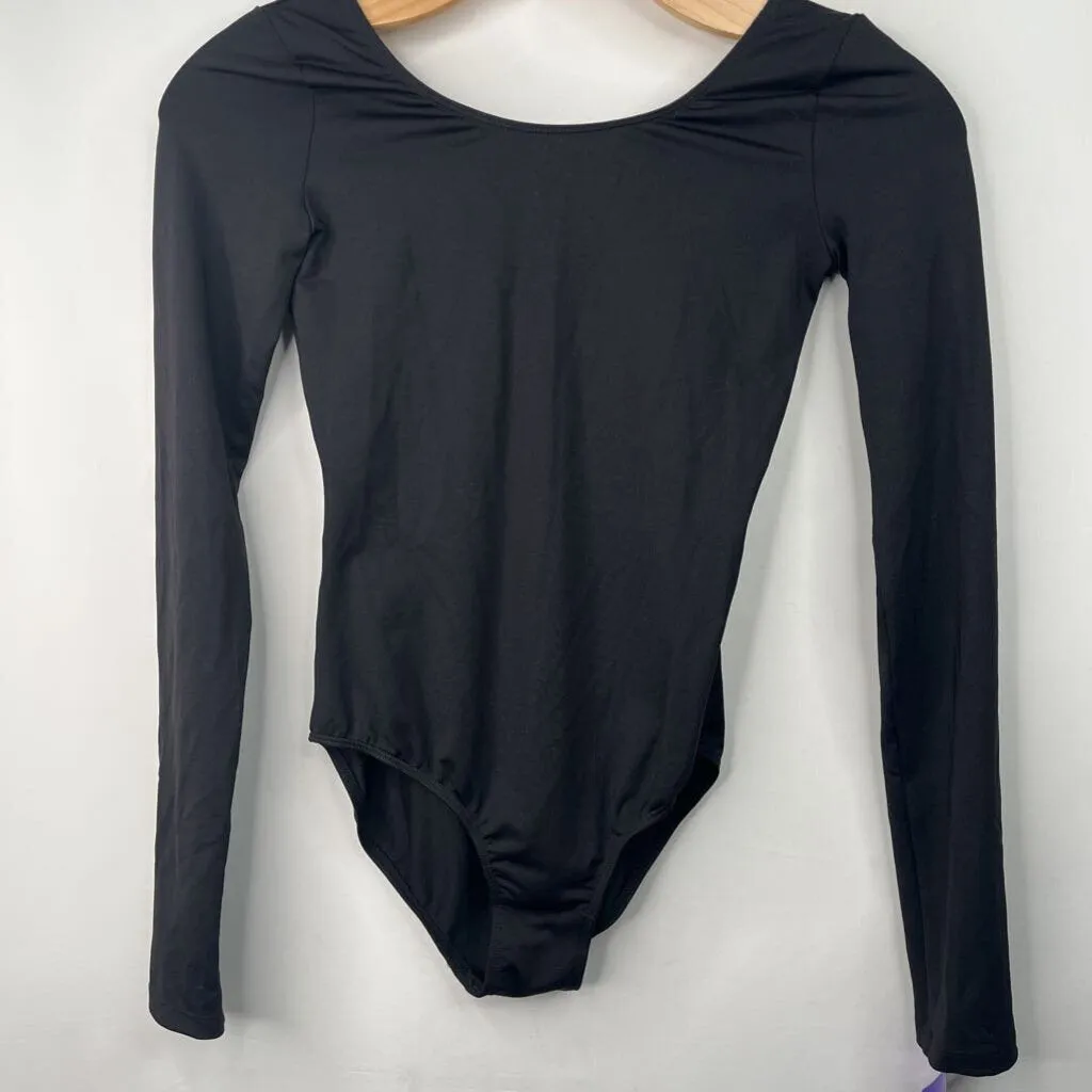 Size 14: Bloch Black Leotard winter bodysuit everyday bodysuit