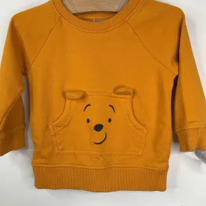 Drip dyed outfits for children Low - heat dry Size 18-24m (80): Hanna Andersson Yellow Winnie The Pooh Print Sweater