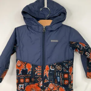 Light Weight Comfy Layers Size 18-24m: Columbia Blue Fleece Lined Coat