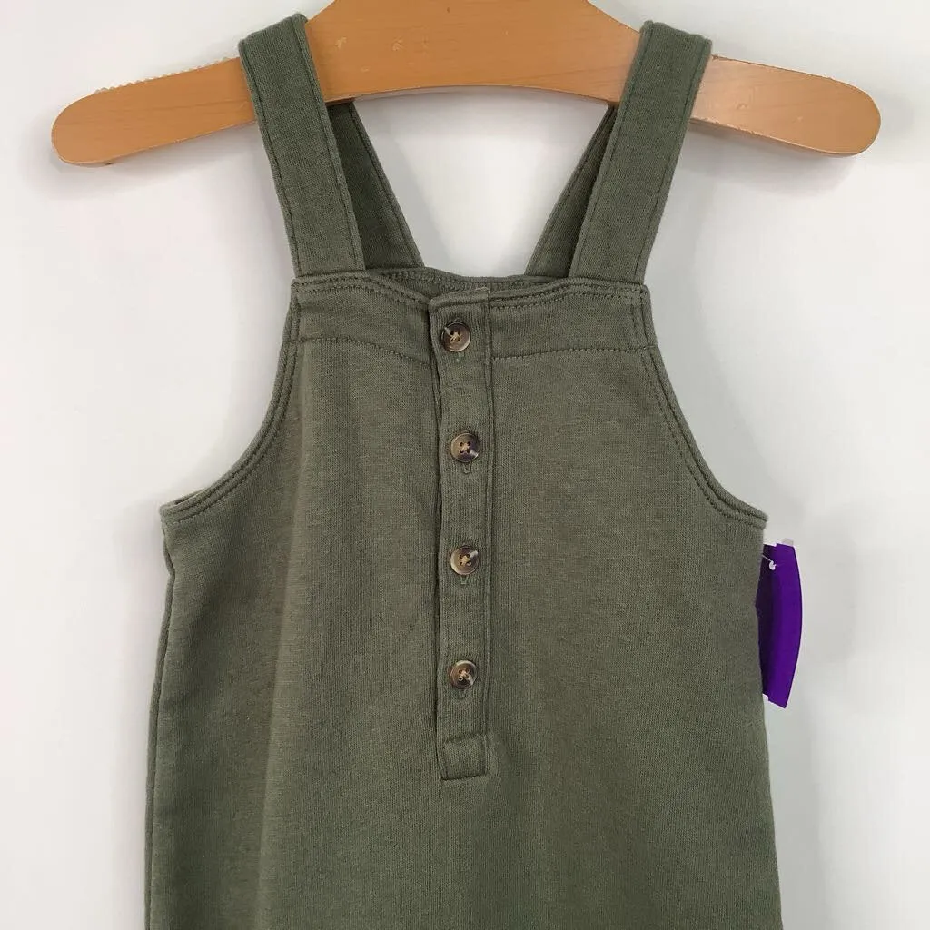 Beach Retro Size 18-24m: Old Navy Green Cozy Tank Romper