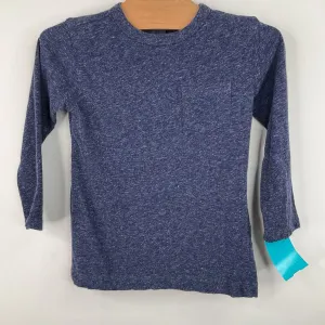 Party clothes for children Size 18-24m: Primary Blue Heathered Long Sleeve Shirt