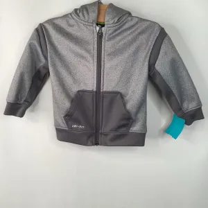 Size 18m: Nike Grey Zip-Up Hoodie western Patterned kids' wear