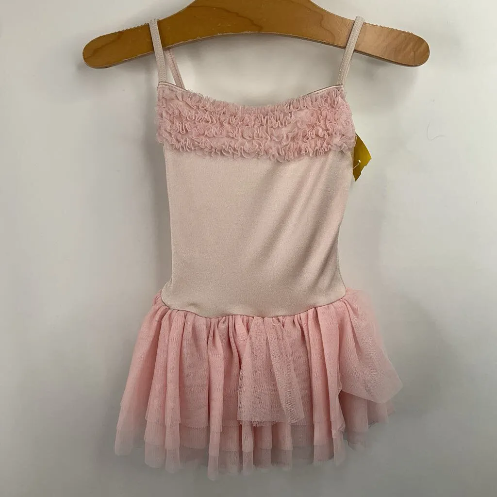 bodysuit with jeans Size 2-4: Bloch Pink Leotard