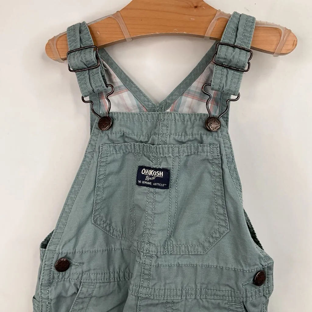 Size 2: Osh Kosh B'Gosh Green Overalls Lively